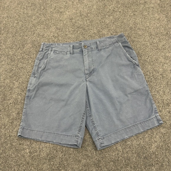 American Eagle Outfitters Other - American Eagle Shorts Mens 32 Blue Cotton Flex Chino Flat Front Casual Summer